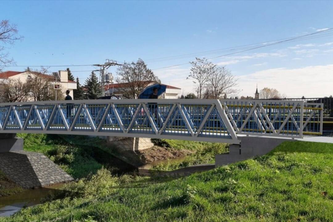 FOTO: V Modranke vybudujú novú lávku nad Trnávkou. Budú sa z nej tešiť chodci aj cyklisti