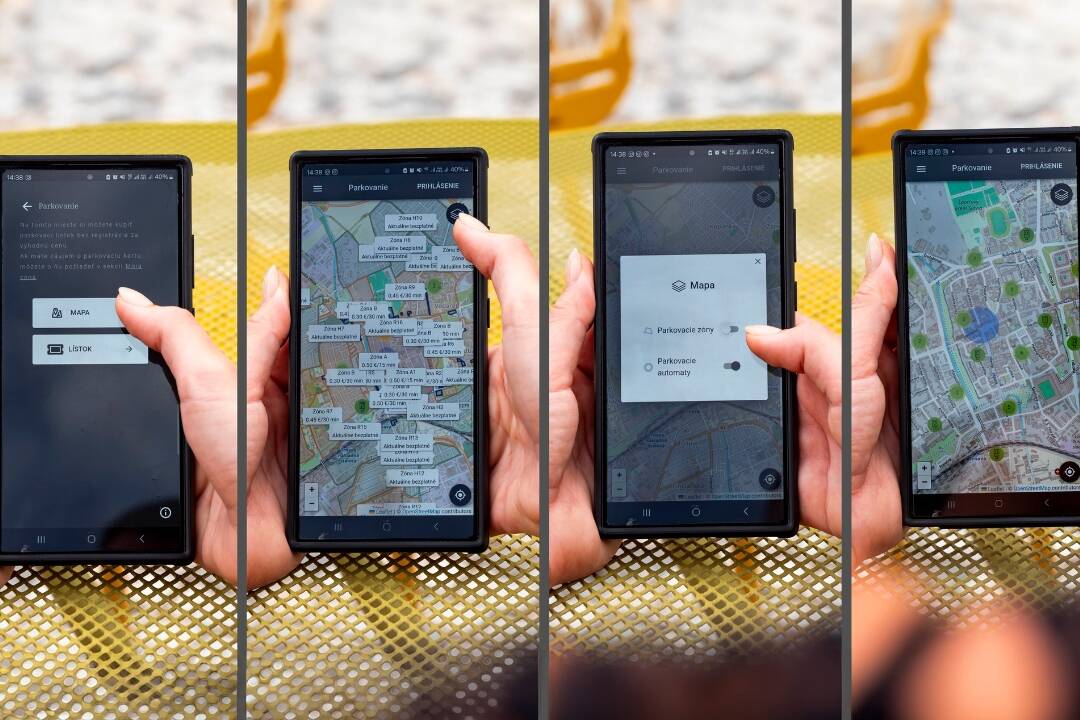 Foto: Aplikácia DataMesta prichádza v Trnave s novinkou. Nová funkcia umožňuje nájsť najbližší parkovací automat