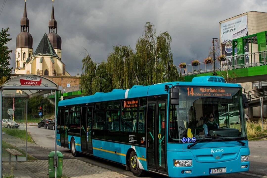 Foto: Zmeny MHD v Trnave už dnes: Arriva oznamuje dočasné zrušenie zastávky Veterná a zmenu trás liniek