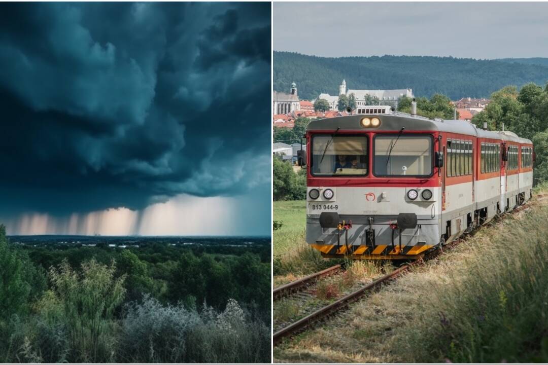 Foto: ZSSK predpokladá pre zlé počasie meškania vlakov. Cestujúcim odporúča, aby sa na cestu poriadne pripravili