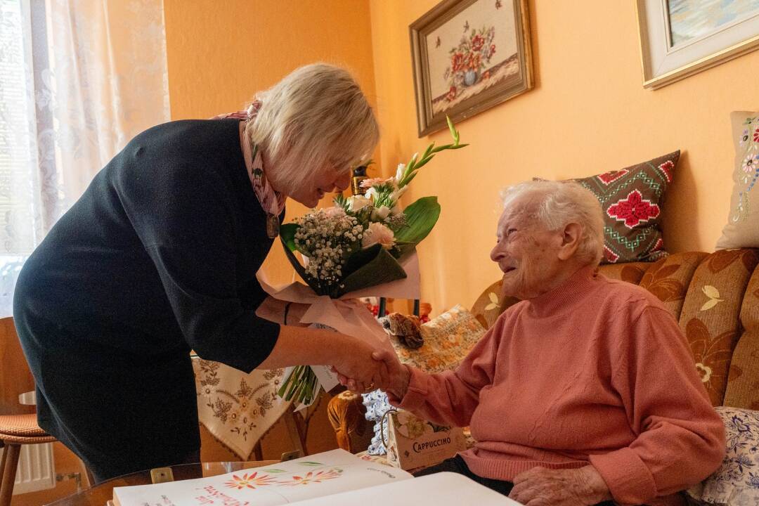 FOTO: Anna zo Skalice sa dožila významného životného jubilea 100 rokov