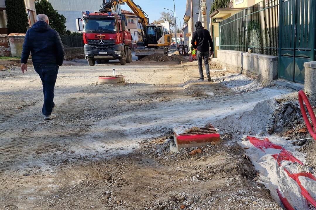 FOTO: Pozrite si, ako pokročili stavebné práce na Štúrovej ulici v Piešťanoch