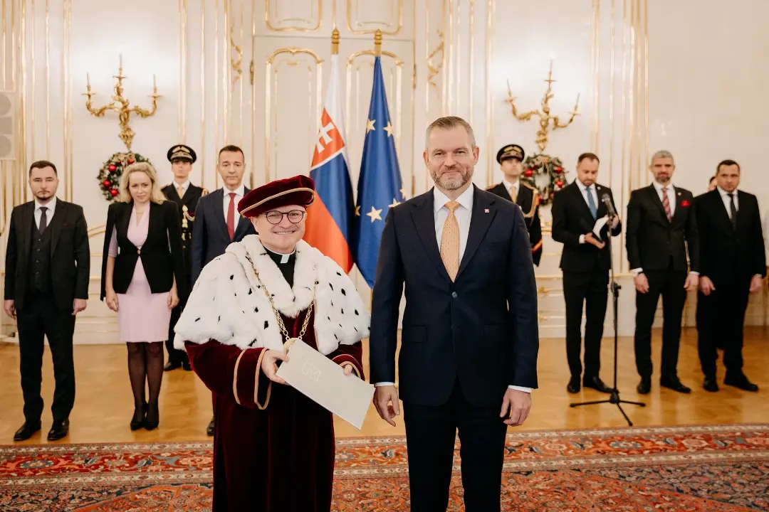 Foto: Prezident Peter Pellegrini vymenoval nového rektora Trnavskej univerzity