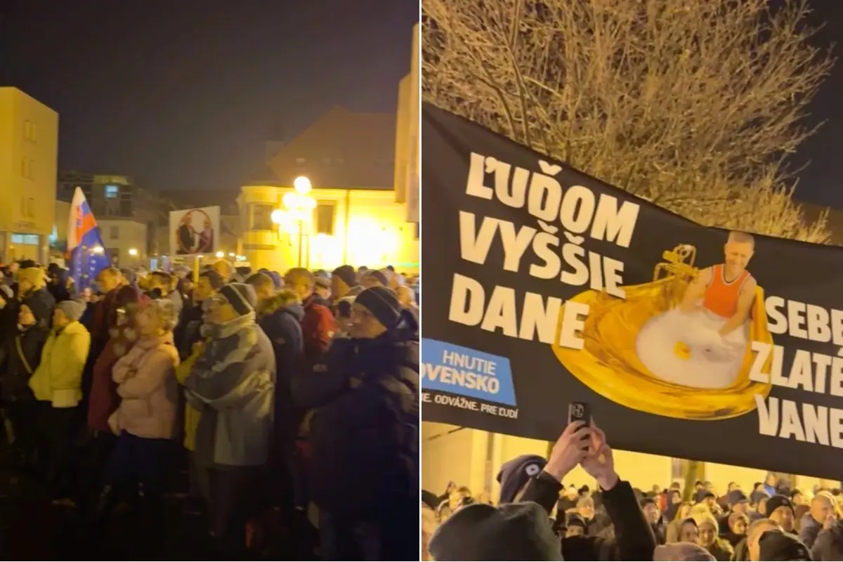 FOTO: Protest v Trnave navštívilo tisícky ľudí. Na pódiu vystúpil aj Igor Matovič, jeho prejav vyvolal rôzne reakcie