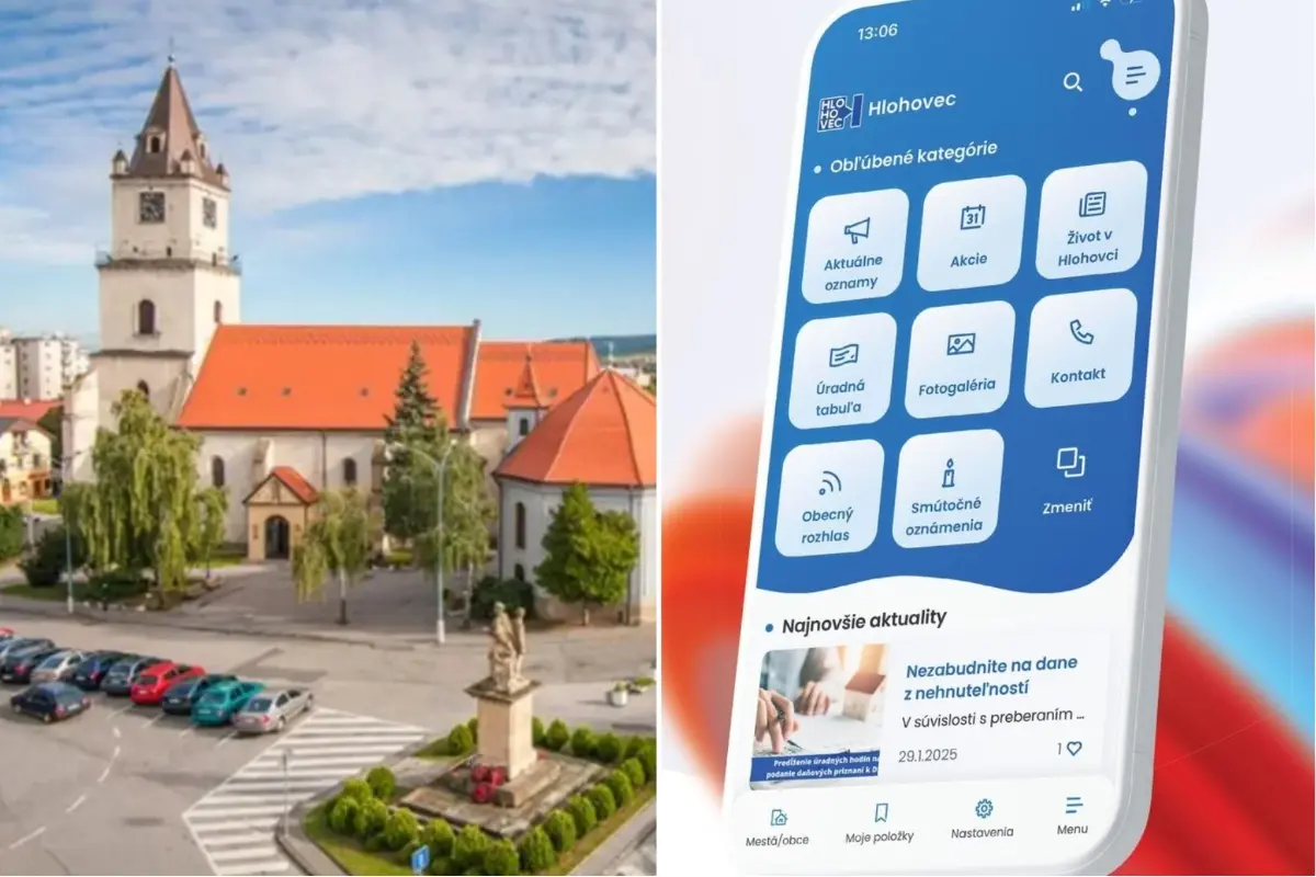Foto: Hlohovec predstavil novú mobilnú aplikáciu, ktorá prináša viac než len oznamy. Môžete cez ňu posielať svoje podnety