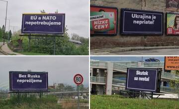 Text poburujúcich billboardov v Trnave sa čoskoro zmení. Ide o ostrú predvolebnú kampaň