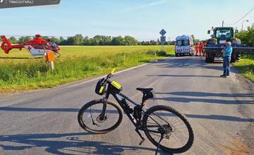 Cyklista po zrážke s traktorom pri Senici utrpel vážne zranenia, polícia hľadá svedkov