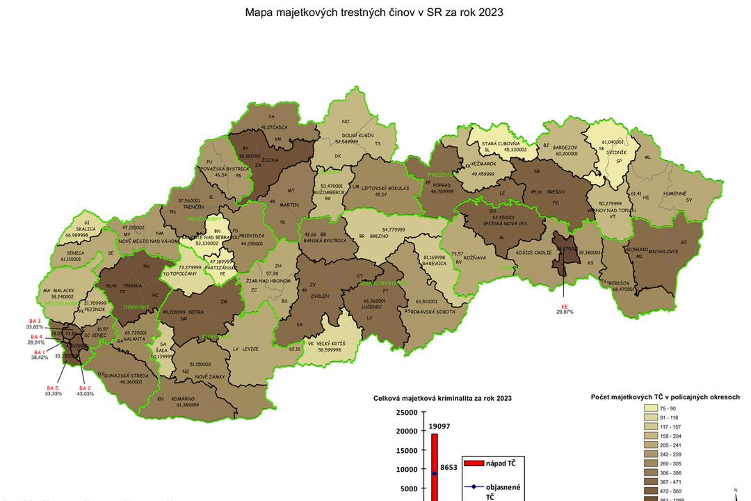 FOTO: Mapy trestných činov za rok 2023, foto 3