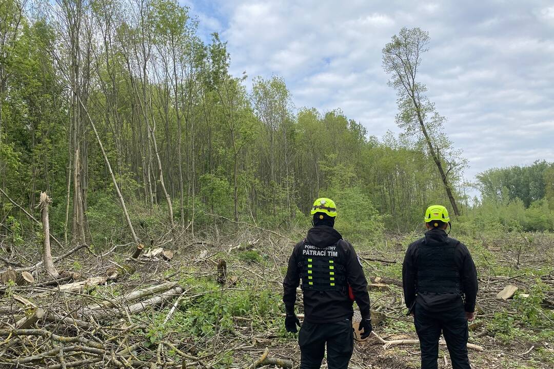 FOTO: Po nezvestnom Milanovi pátrali v povodí Moravy drony aj termokamera, foto 10