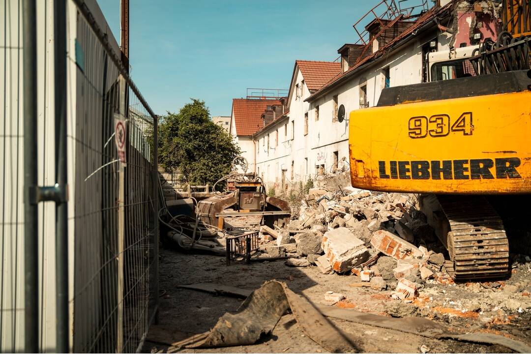 FOTO: Búranie budovy na Coburgovej ulici, foto 3