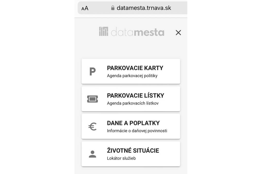 FOTO: Miestne Dane a Poplatky Už Môžete Uhradiť Cez Aplikáciu DataMesta, foto 1