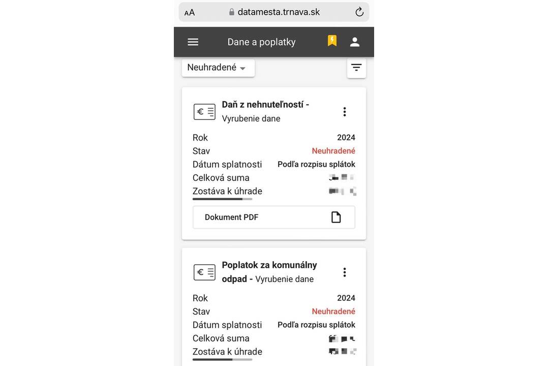 FOTO: Miestne Dane a Poplatky Už Môžete Uhradiť Cez Aplikáciu DataMesta, foto 2