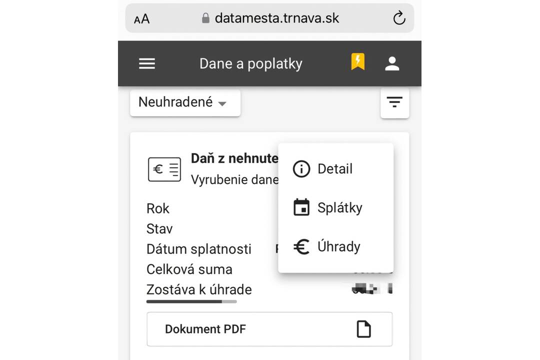 FOTO: Miestne Dane a Poplatky Už Môžete Uhradiť Cez Aplikáciu DataMesta, foto 3