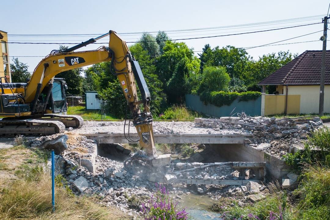 FOTO: Rekonštrukcia mostov v obci Dlhá, foto 4