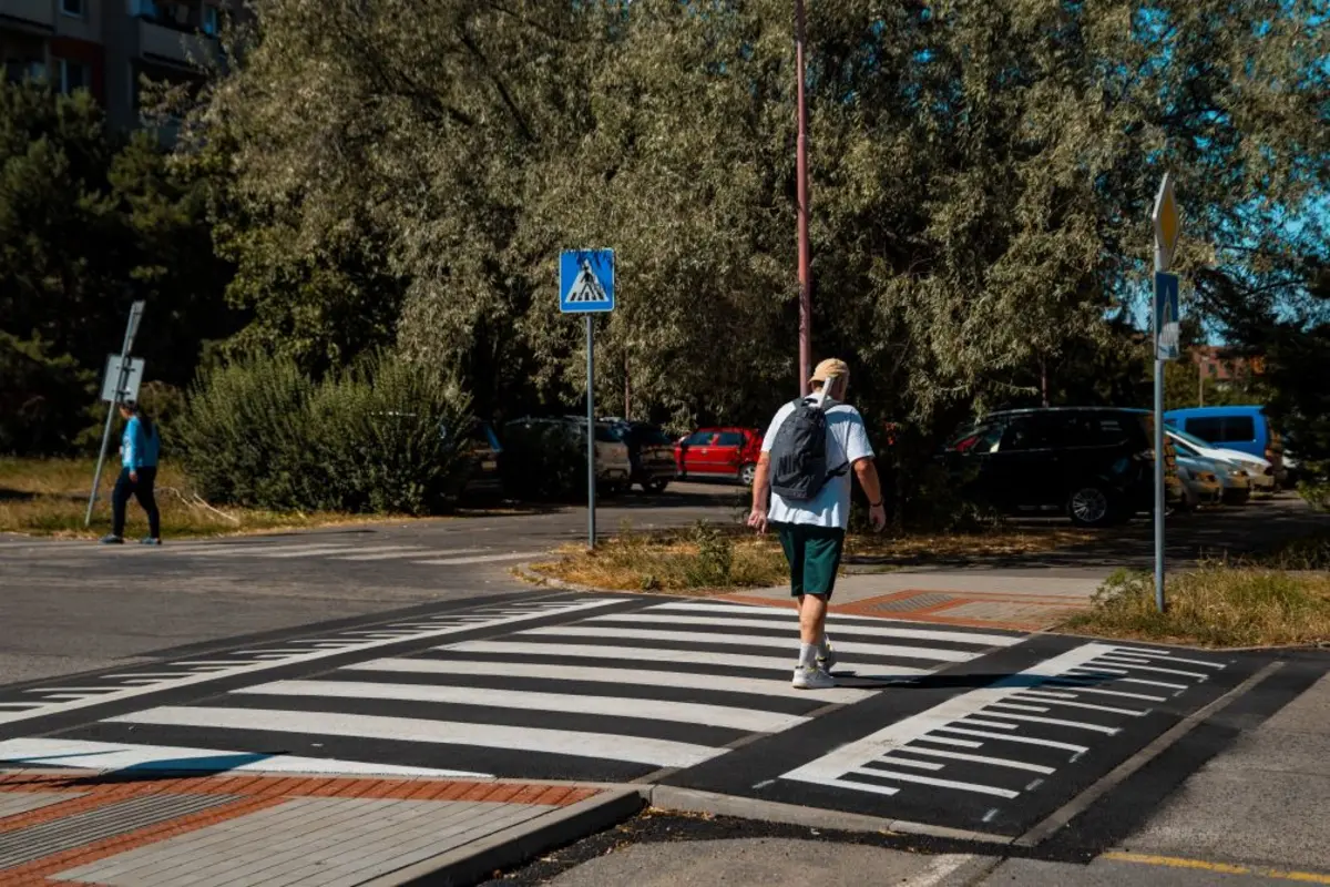 FOTO: V Trnave vznikli nové spomaľovacie prahy, foto 2